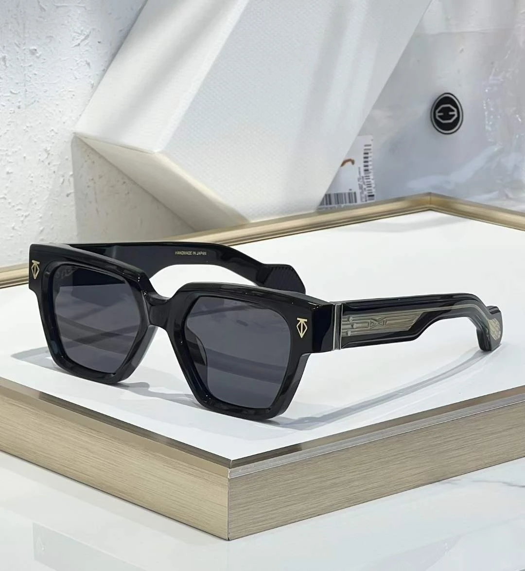 Tough Guy Henri Sunglasses UTOPIA Luxury Fashion Trend Vintage Solid Thick Acetate UV400 Retro Square Unisex 3A+ High Quality image 3