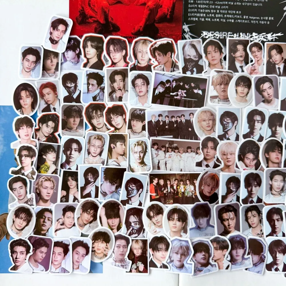 104 قطعة من ألبوم ENHYPEN الجديد من KPOP، ملصقات حقيبة ظهر الأمتعة الكورية للمشاهير من HEESEUNG JAY JAKE SUNGHOON JUNGWON NI-KI #3