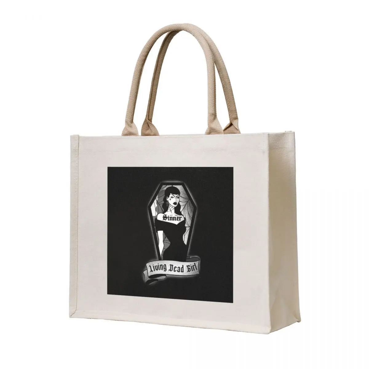 

Sinner Girl Gothic Tote Bag Portable shopping bag Women's handbag cute tote bag