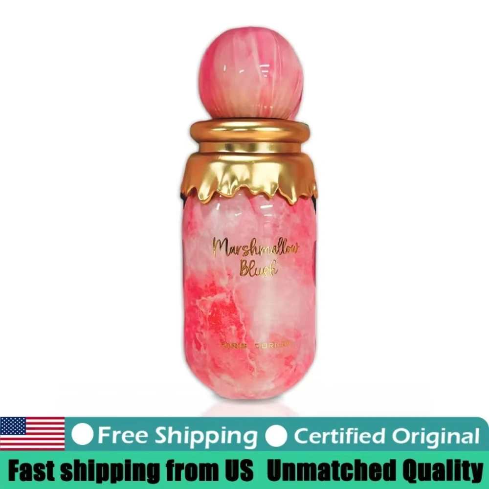 

Paris Corner Marshmallow Blush EDP 100ml (3.4oz) | Floral Gourmand Perfume for Women, Long-Lasting Strawberry Vanilla Fragrance
