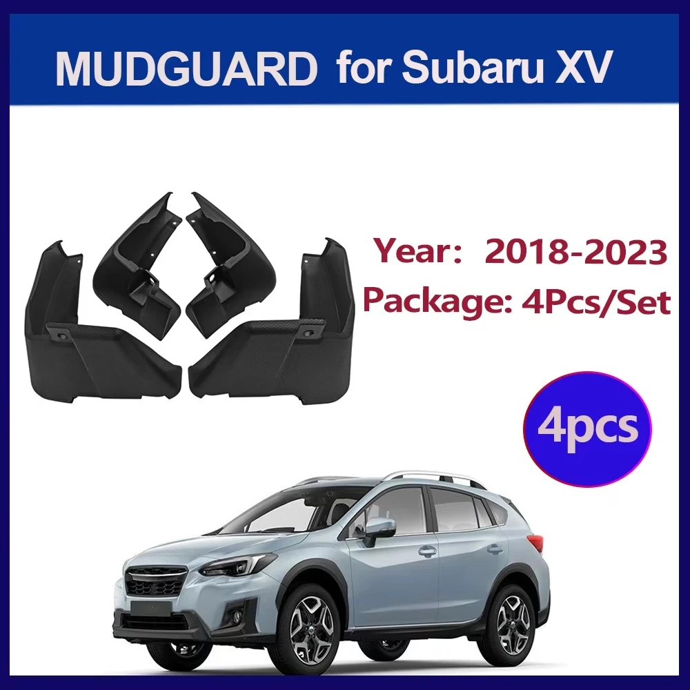 MudFlaps For Subaru XV 2018-2023 2021 2020 Mud Flaps Splash Guard Mudguards Wheel Front Rear Fender Auto Styling Car Accessories