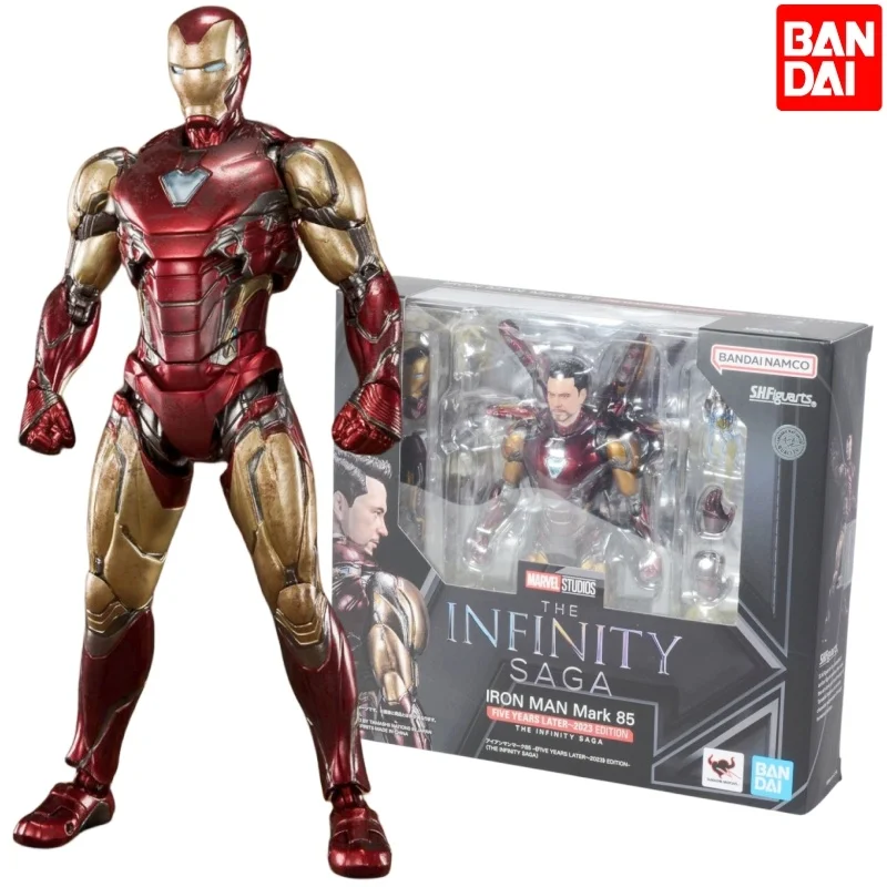 

Bandai S.h.figuarts Marvel Thanos Iron Man Mark 85 5th 2023 Edition (the Infinity Saga) Action Figure Collectible Toy Gift