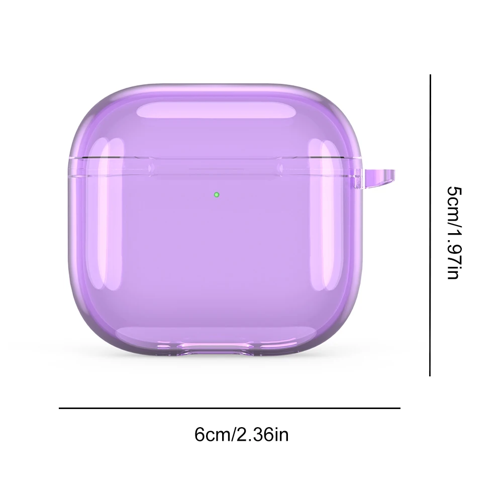 실리콘 소프트 이어폰 케이스 보호 커버 카라비너 포함 보호 케이스 에어팟 4세대용 풀 보호 실리콘 커버