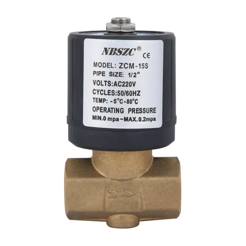 Adjustable Solenoid Valve ZCM-15S For Special Gas Flow Control Industrial Automation Pneumatic System Long Life Stable
