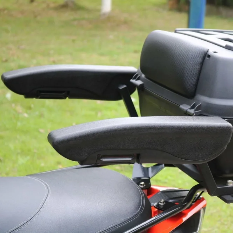 

Motorcycle rear seat modification armrest accessories universal safety Children's armrest thickened and foldable