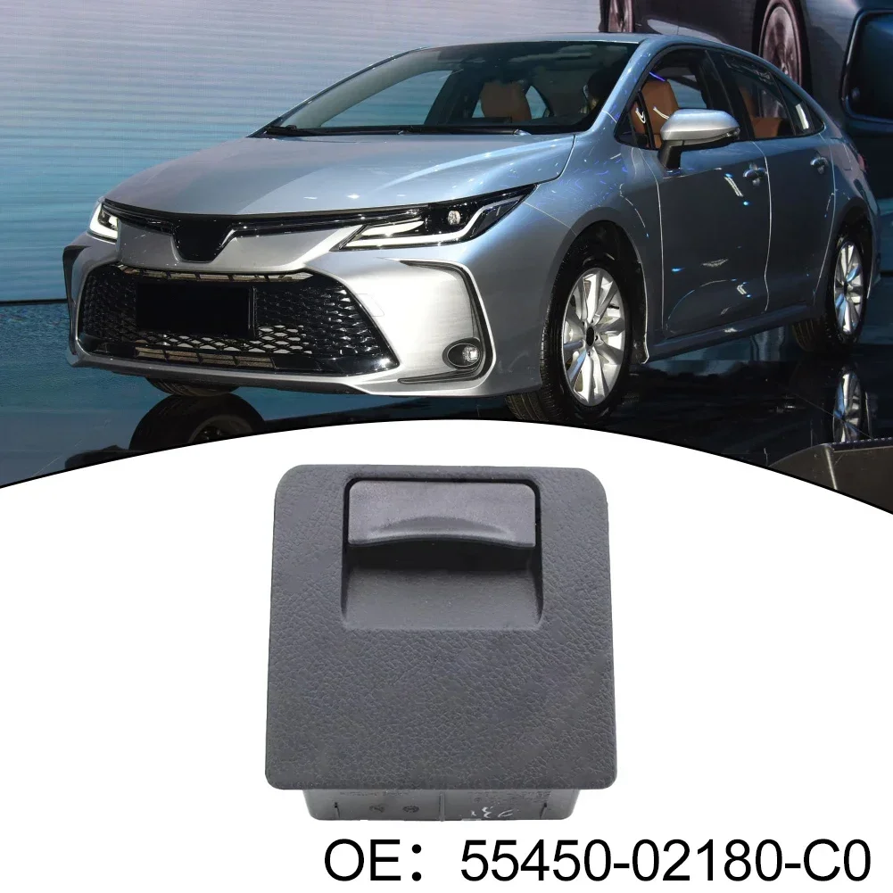 1ชิ้นกระปุกออมสินสำหรับ Toyota สำหรับ Corolla สำหรับ Levin OEM หมายเลข5545002180C0คอนโซลกลางจัดเก็บข้อมูลรถยนต์วัสดุ ABS สีเทา