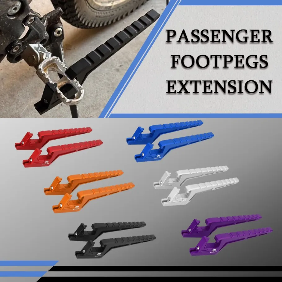 

For Voge Rally 300 2023 2024-2026 Passenger Foot Peg Extensions Extended Footpegs Motocross Bike Dirt Bike Off-Road Accessories