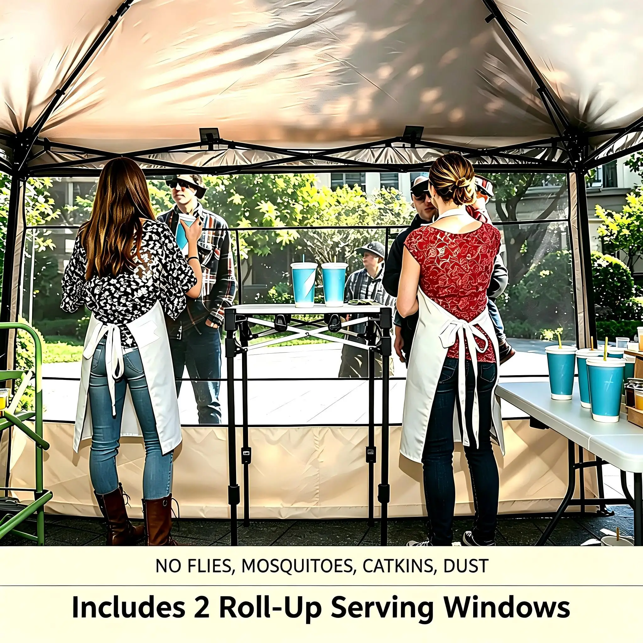 10x10ft Gazebo Mesh Side Walls - đánh giá và giá Gazebo Pop Up