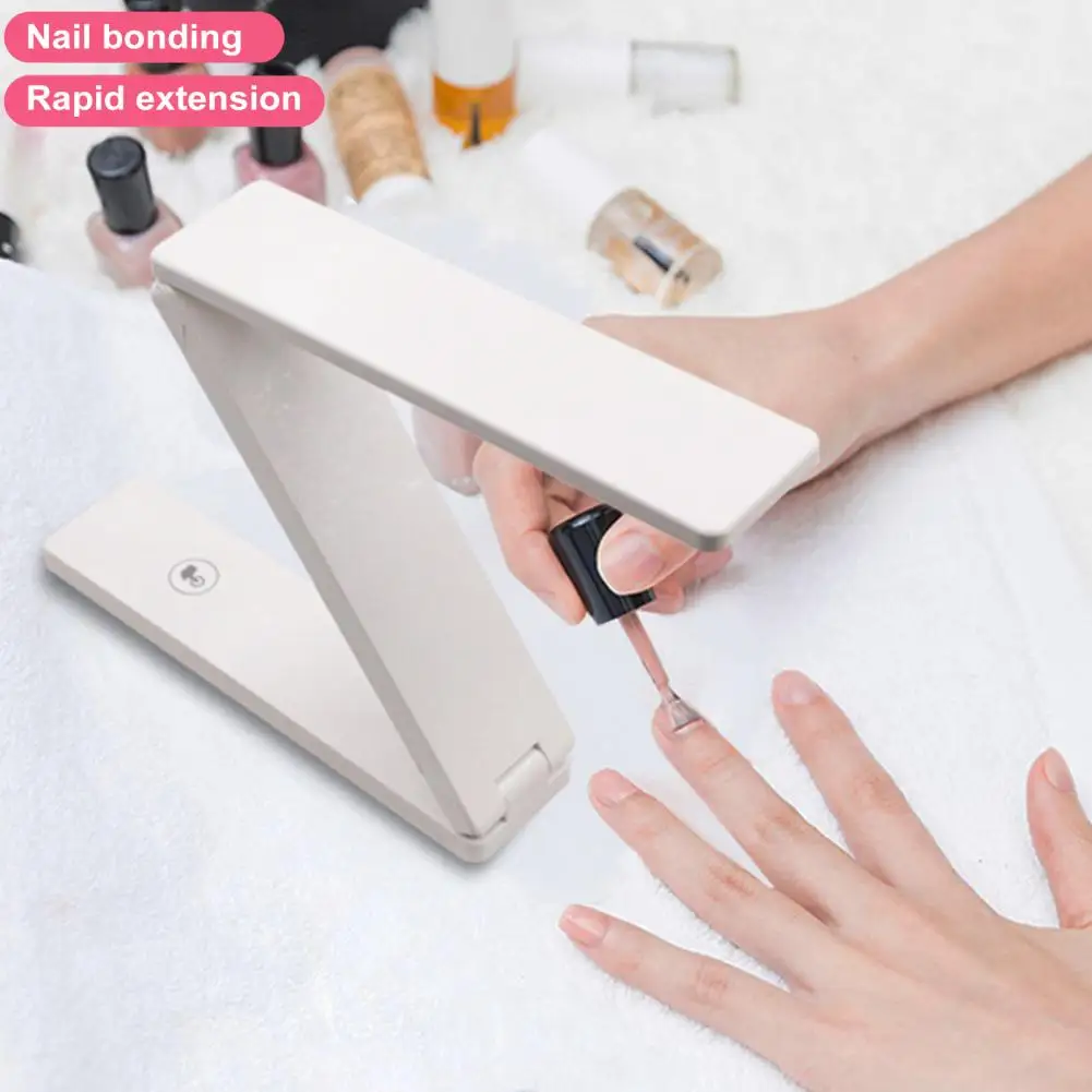 Lámpara Uv plegable con Control táctil, recargable, soporte de secado rápido para manualidades de resina, manicura de escritorio ajustable