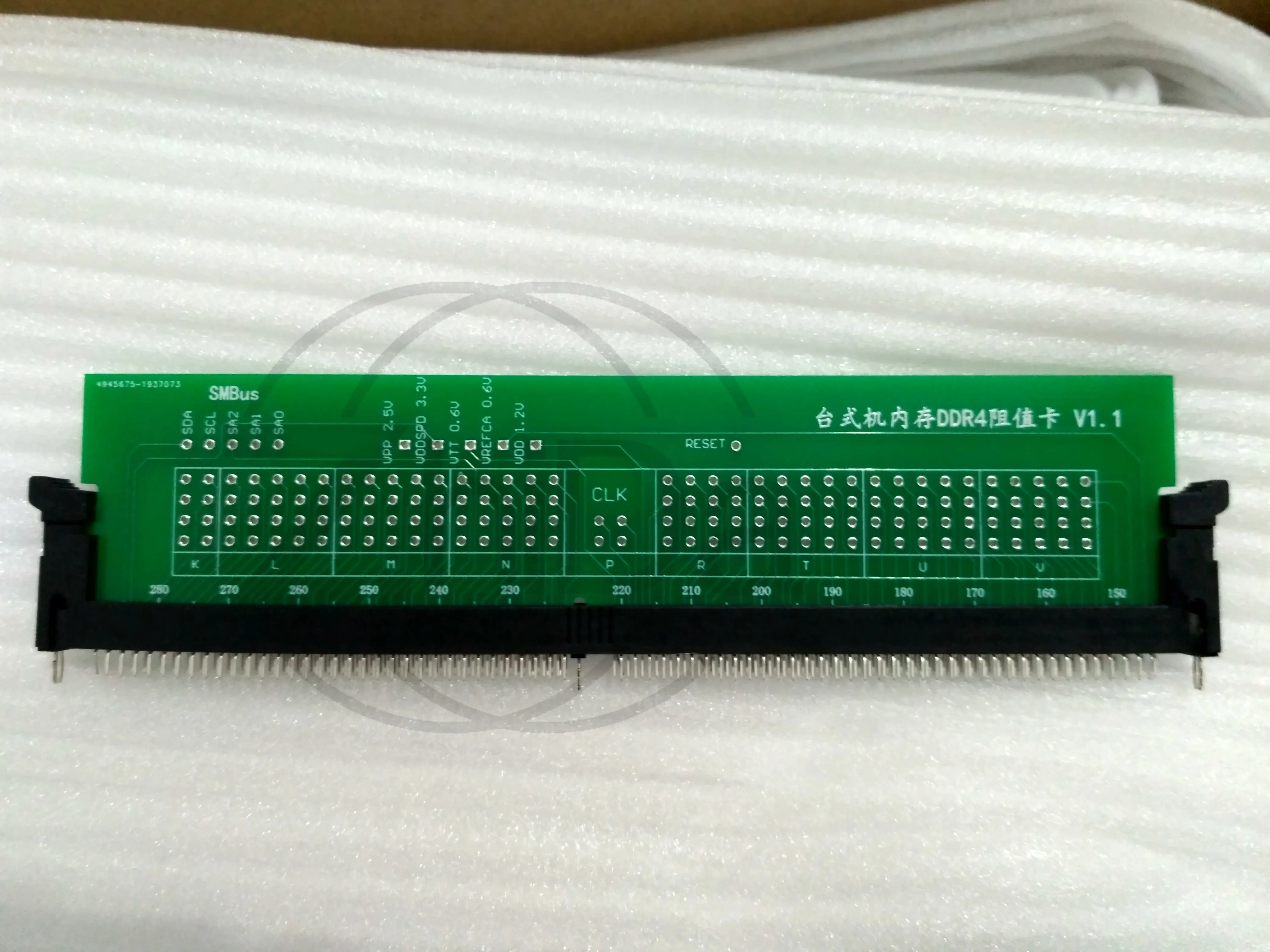 Desktop memory DDR4 forward and reverse resistance card memory fake load test card without light (with data)