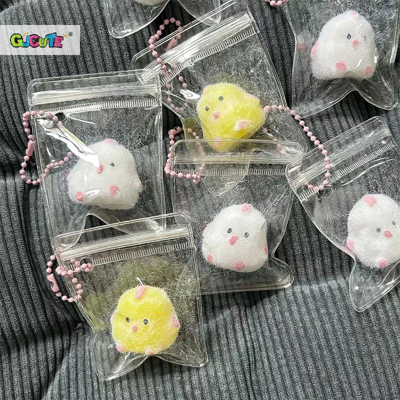 1Pc Cute Chick Squeeze Stress Relief Toy Soft Mochi Toy Cartoon Slow Rebound Toys Decompression Squishy Toys For Kid Adult Gifts