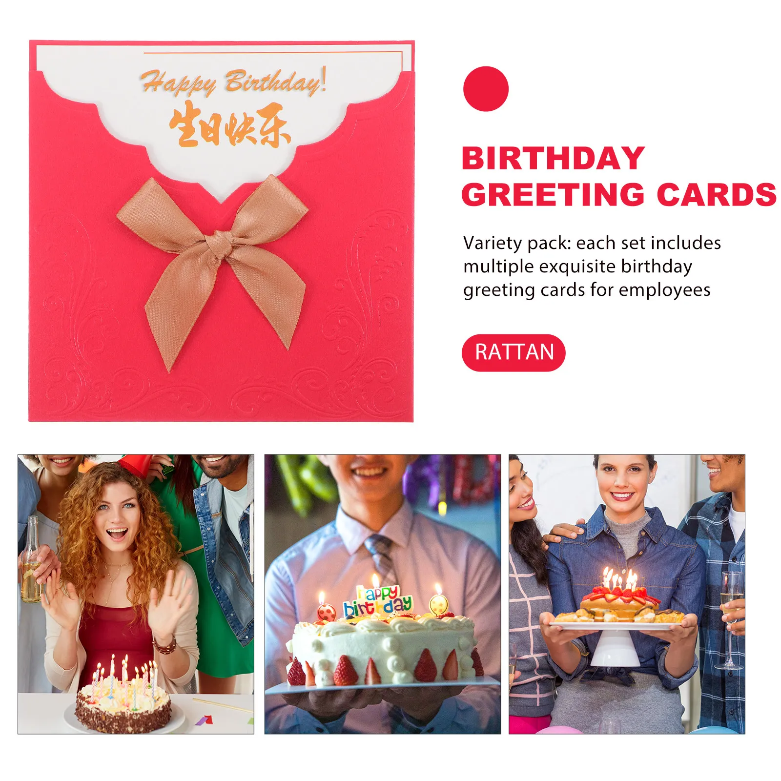 10 Sets Easter Cards for Creative Greeting Birthday Business Assortment Blessing Funny Employees