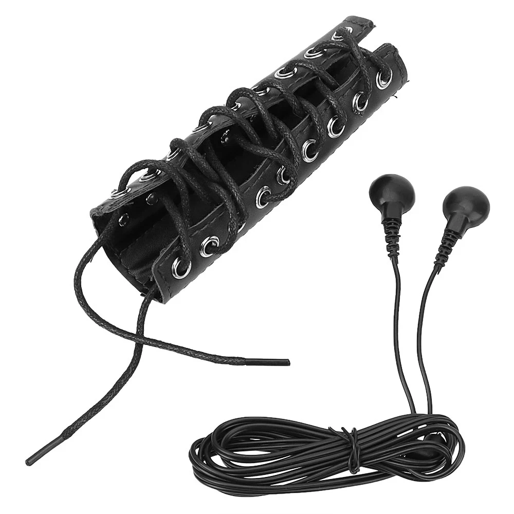 Electro Bdsm Penis Ring Electrostimulator Nipple Clamps,E-stim Chastity Cage Anal Plug,Electric  Sex Glans Trainer Urethral Plug - view 6