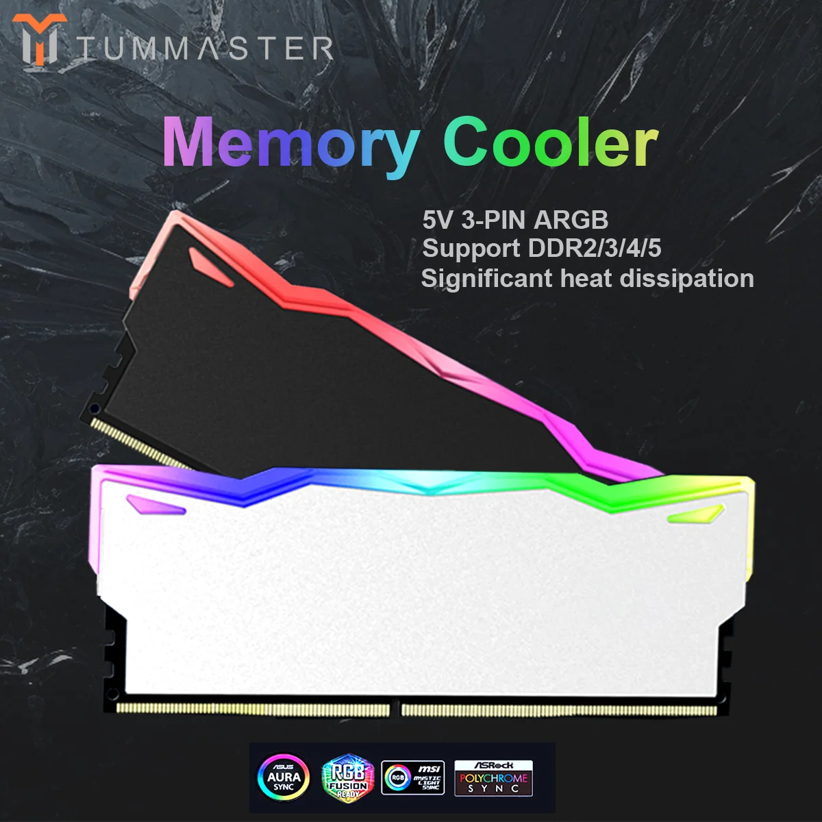 yZ[zTUMMASTER PC q[gVN RAM pxXg 5V 3 s ARGB fXNgbvRs[^ DDR3 DDR4 DDR5 DDR2 p