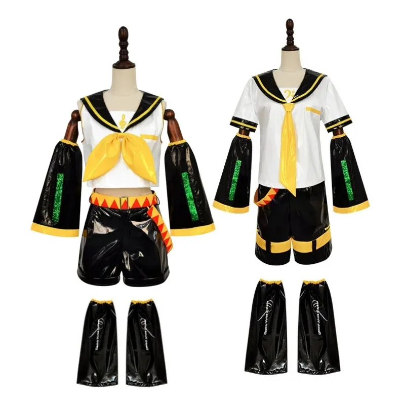 リン・レン PU 制服衣装コスプレ衣装;6'x,9;y'