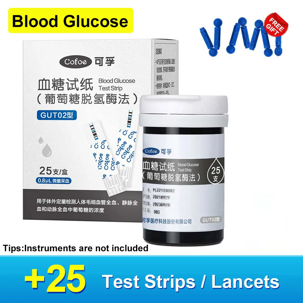 Kép 4: Cofoe cholesterol&blood glucose&uric ACID 3 in1 doga strips&lancets glucometer doga strips egyetlen számára 3 óra 1 detektor GUT02