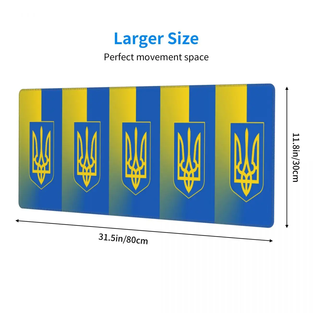 Large Mouse Pad Flag Of Ukraine Gamer PC Laptop Mats Keyboard Carpet Computer Gaming Office Accessories Desk Mat