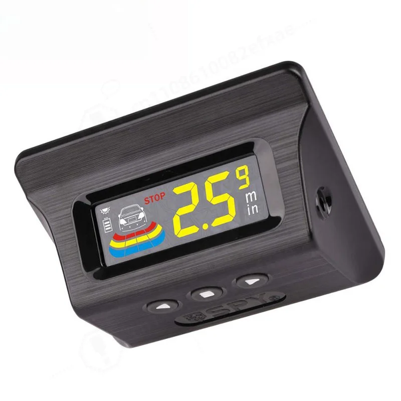 Solar Wireless Car Parking Sensor System LCD Display Reverse Backup Radar Reversing Assist Accessories