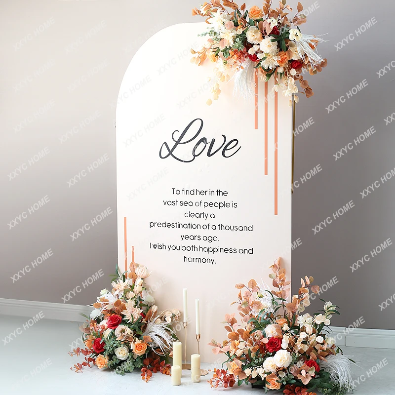 Decoration Silk Flower Props Background Board Decoration Pictures Area Photography Floral Combination Set Flower Arrangement