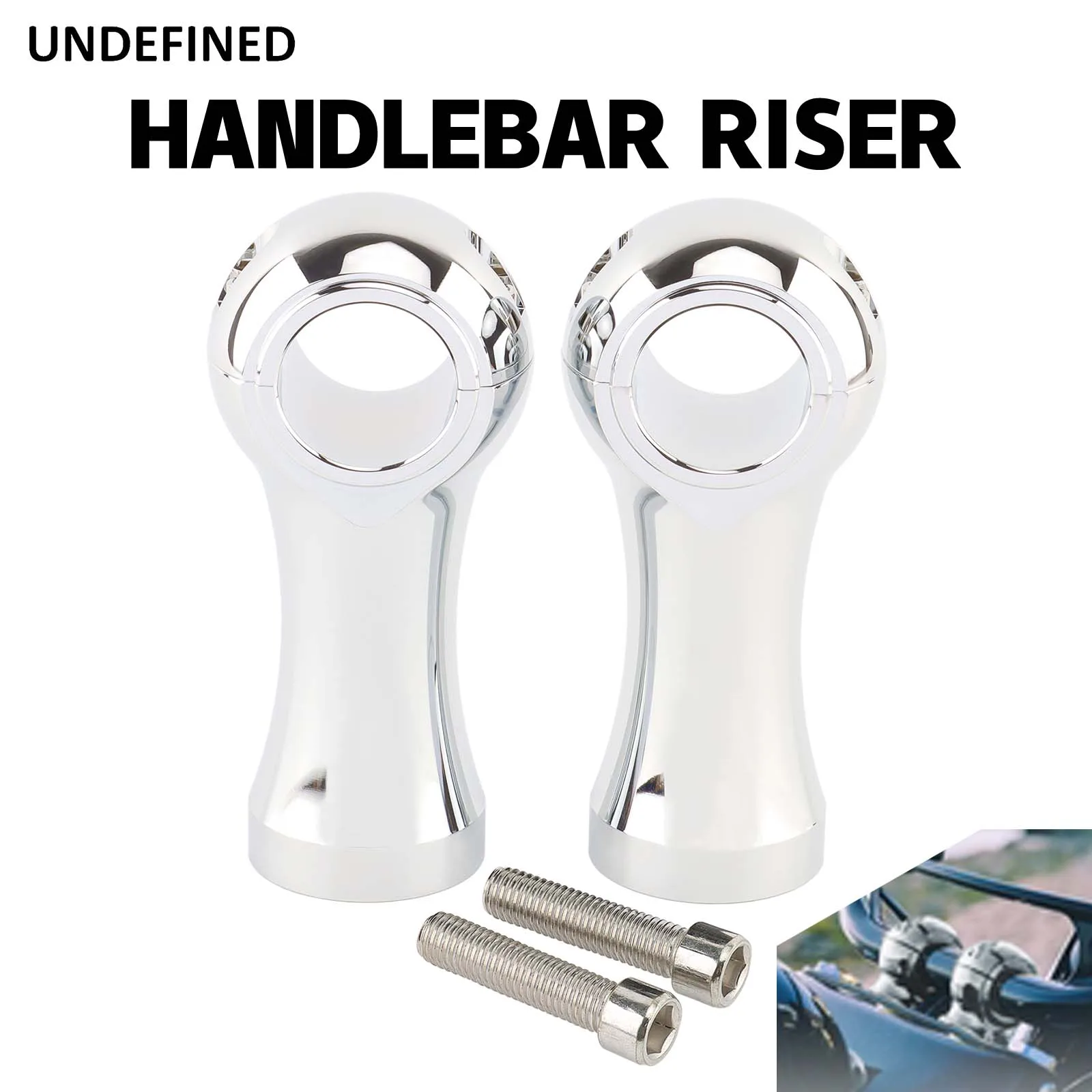 

32MM Round CNC Handlebar Riser Mount Kit Fit For Harley Sportster Dyna For Honda CBR Bobber Chopper For Kawasaki Yamaha Suzuki