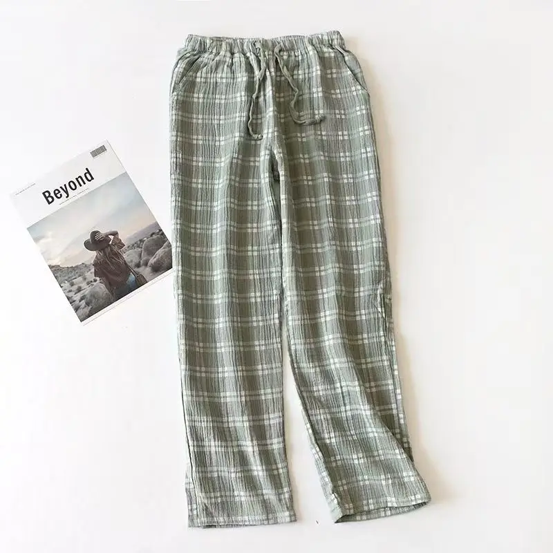 2025 Pantaloni lunghi versatili casual da uomo della nuova primavera e autunno Pantaloni casual versatili per la casa Pantaloni da notte casual