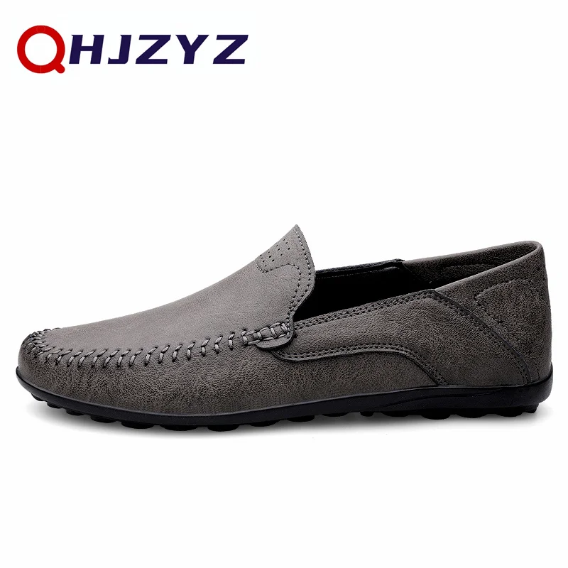 Mocasines de piel auténtica para Hombre, zapatos de diseñador, informales, hechos a mano, formales, náuticos, 2023