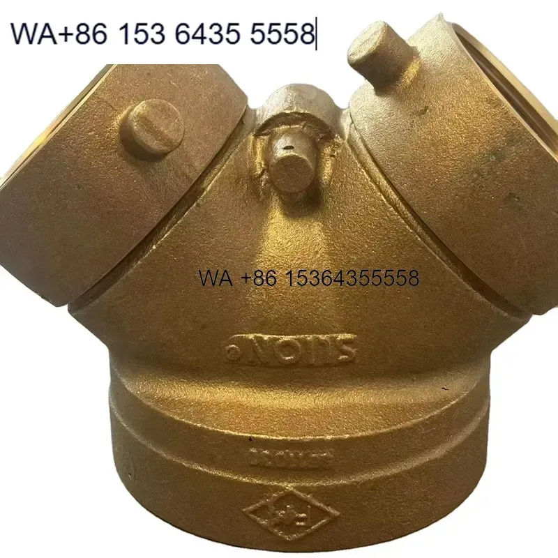Wmwmnu for Brass Manual Ball Valve with Siamese Connections FM ULC and Clapper ODM Customization Available