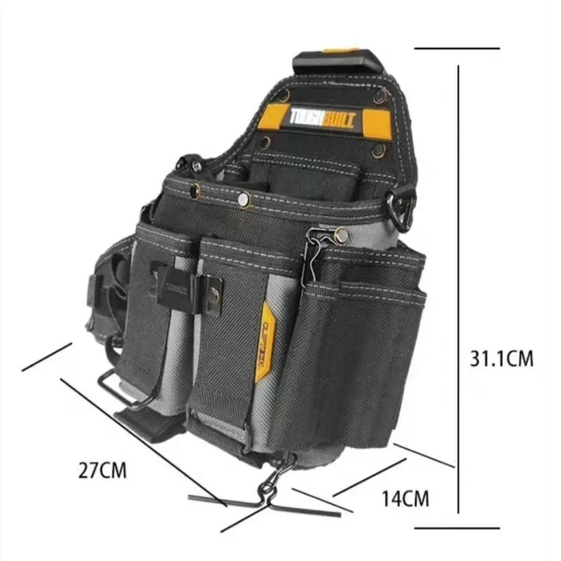 Portable Tool Waist Bag Electricians Carpentry Professional Hardware Tools Organizer Bags Repair Tool Packaging Accessories