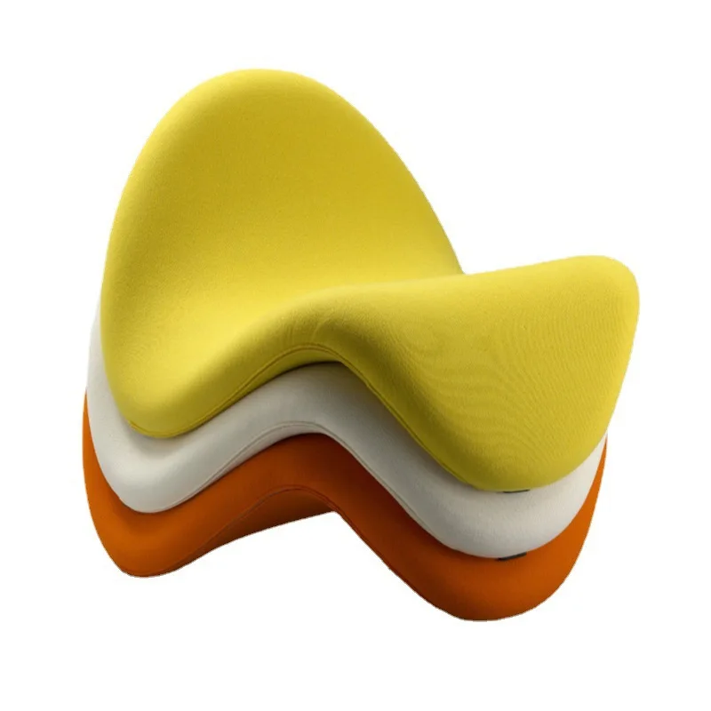 

Balcony light luxury sofa leisure chair, designer tongue chair