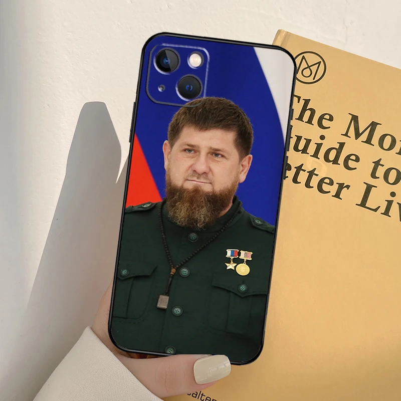 Chechen Leader Ramzan Kadyrov Case For iPhone 16 15 14 Pro Max Plus 13 12 Mini 11 Pro Max Back Cover