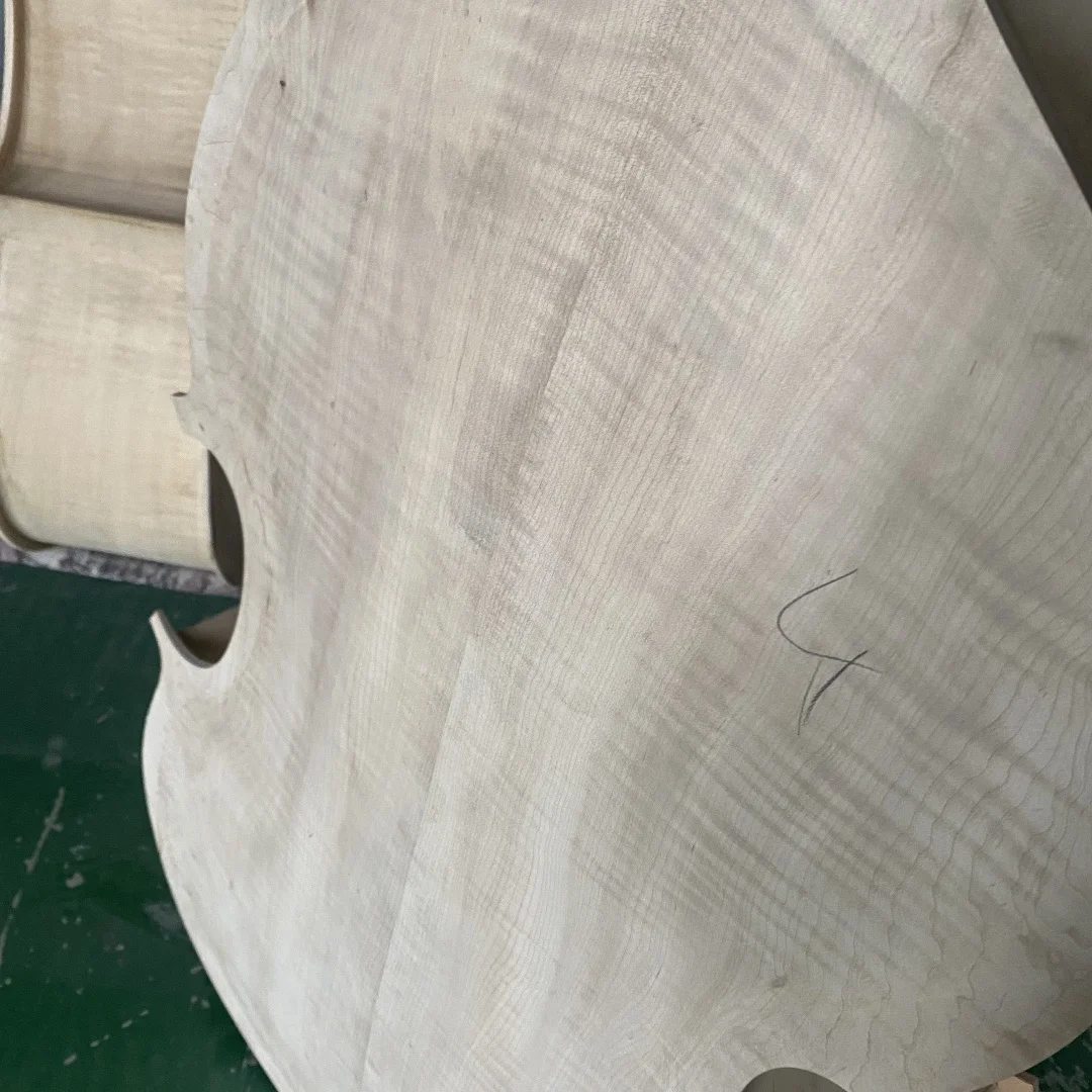Violoncillo bajo doble producciado y vendido en fábrica, exquisito bajo de madera maciza, bajo doble 3/4