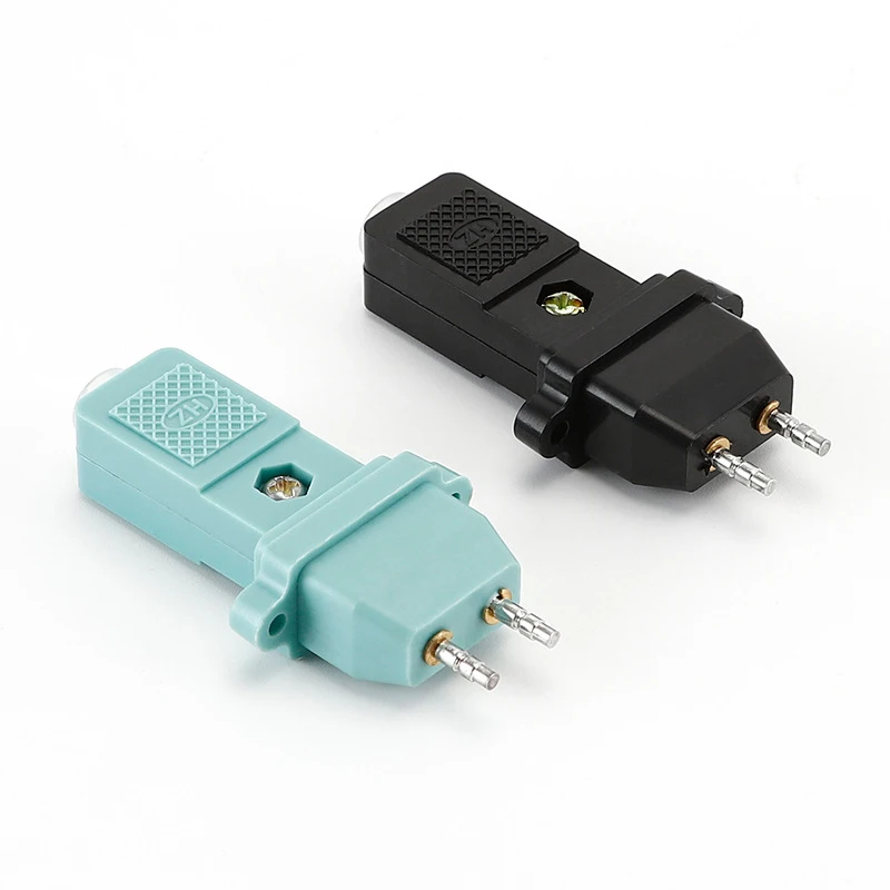 1/5/10PCS Two-wire Electric Screwdriver Plug 2-core Power Socket DC Power Plug Connector 2 Pins Black Small Two-wire Plug