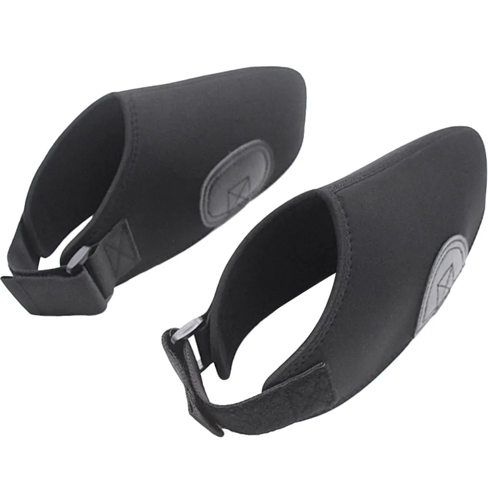 

Пара портативных лыжных бахил из прочного неопрена: эластичные чехлы для обуви с защитой от обморожения, теплые, для походов, альпинизма и снежной местности