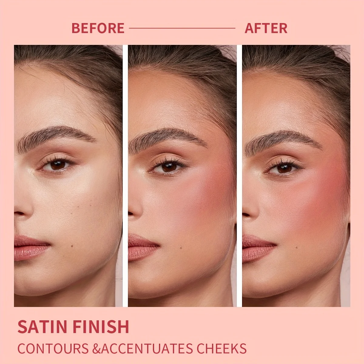 พาเลทท์บลัชออน 2 สี มีให้เลือก 6 สี กันน้ำ ให้ลุคแมตต์แบบธรรมชาติ