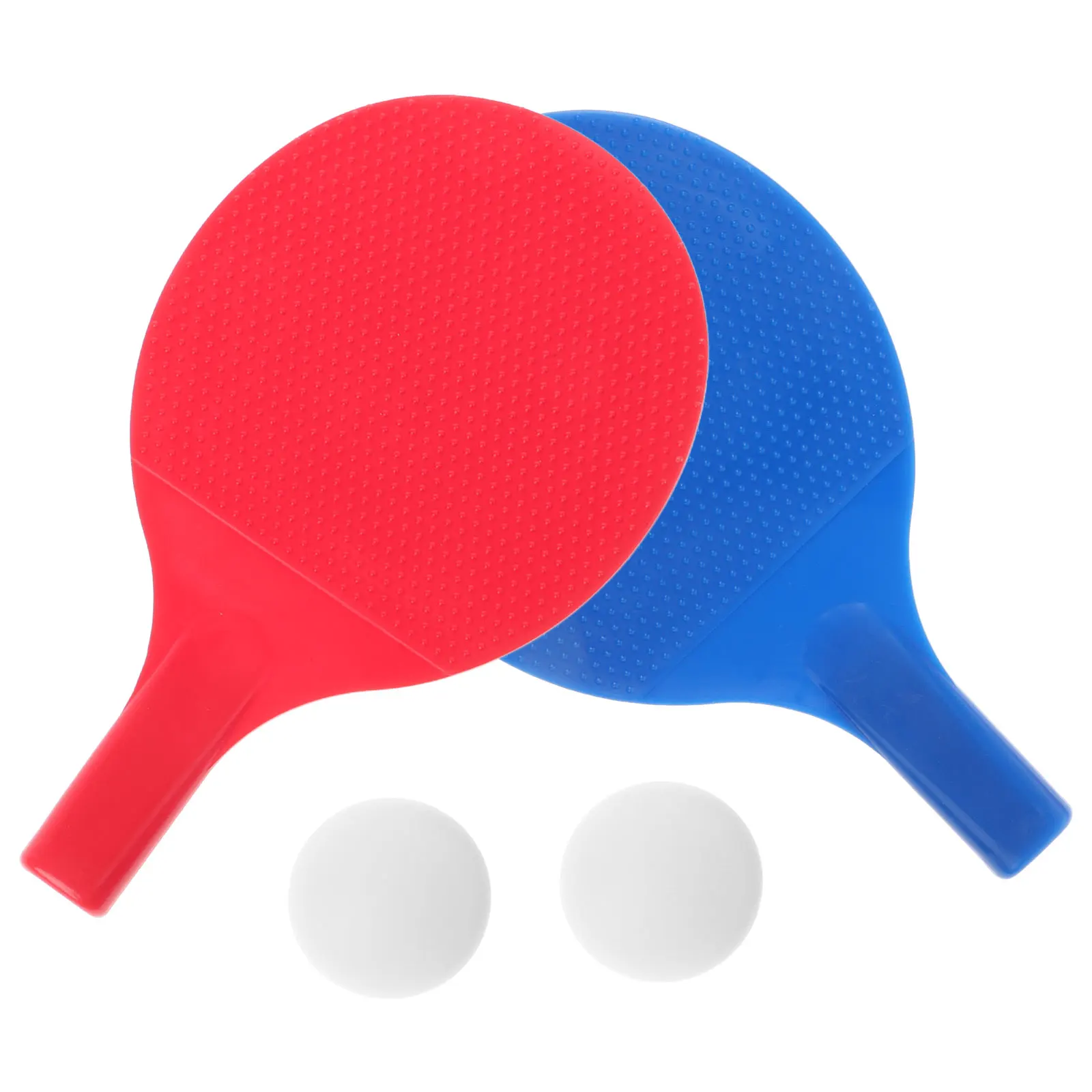

Portable Table Tennis Racket Set Plastic Lightweight Comfortable Handle Outdoor School Sports Practical Kit