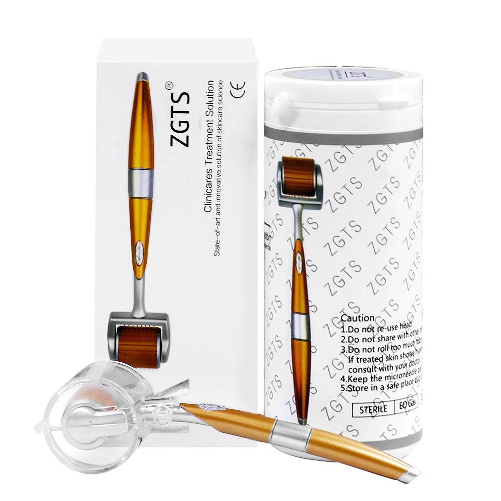 192 Pins Titanium Gold Micro Needle For Skin Care And Hair Growth