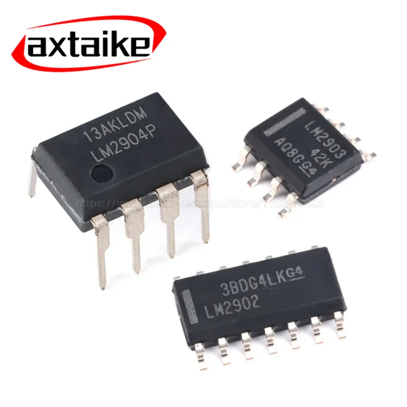 

10PCS LM2901 LM2902 LM2903 LM2904 SMD DIP LM2901N LM2901DR LM2902N LM2902DR LM2903P LM2903DR LM2904P LM2904DR Comparators IC