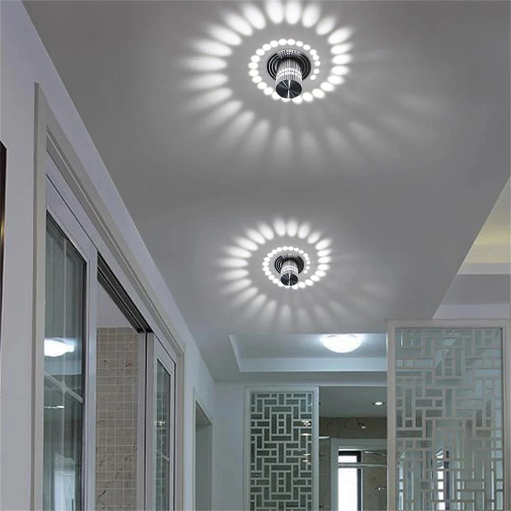 Indoor LED Wall Lamp Creative Spiral Lamp Club KTV Corridor Corridor Background Wall Stair Decorative Wall Lamp