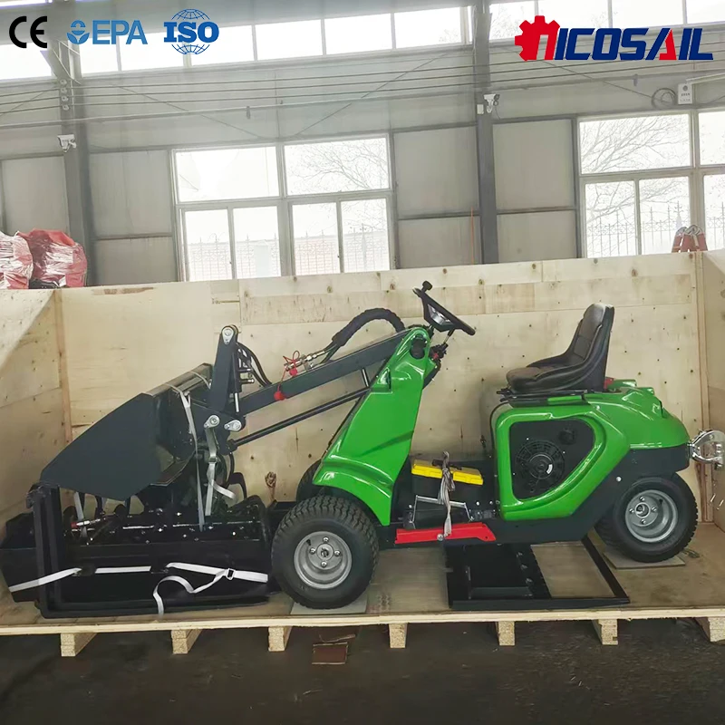 

Модернизированный 3-колесный мини-погрузчик с ультракоротким радиусом поворота для работы в узких пространствах