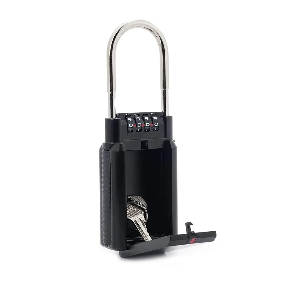 Combinação Lock Box com senha de 4 dígitos, armazenamento chave impermeável