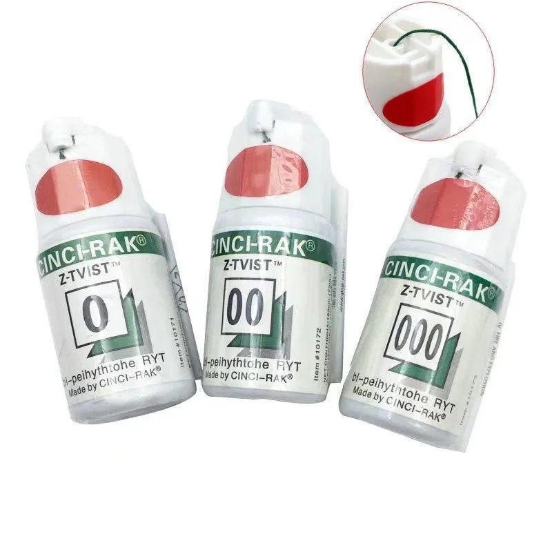 1 Bottle Disposable Dental Retraction Cord, Knit Cotton Gingival Thread for Crown Impressions, Dentist Supplies