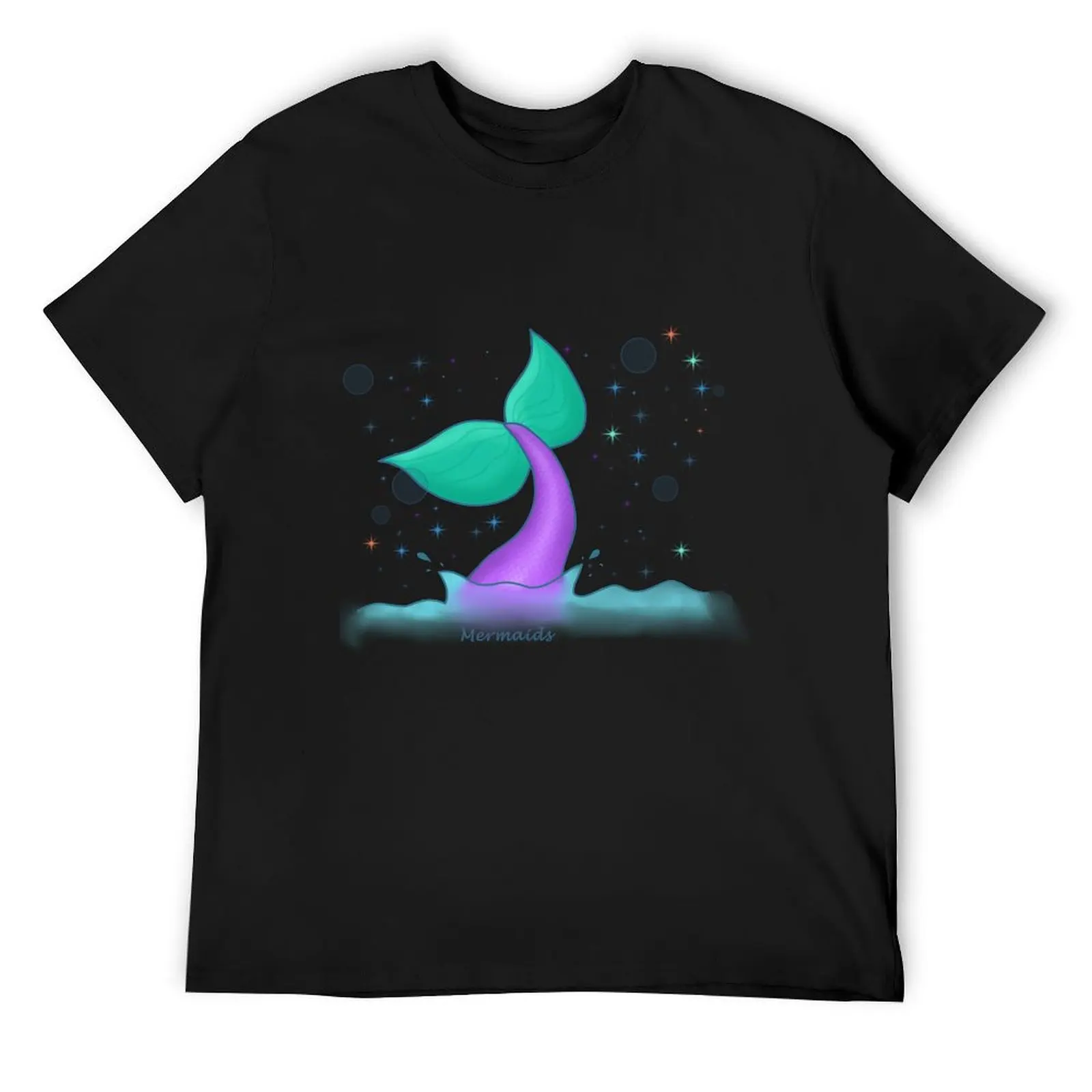 Mermaid Tail T-Shirt anime clothes blanks tees clothing for men