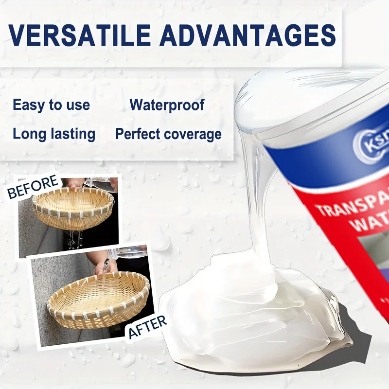 150G Transparent Waterproof Adhesive Glue for Boats Cars And Homes Long-Lasting Protection Solution