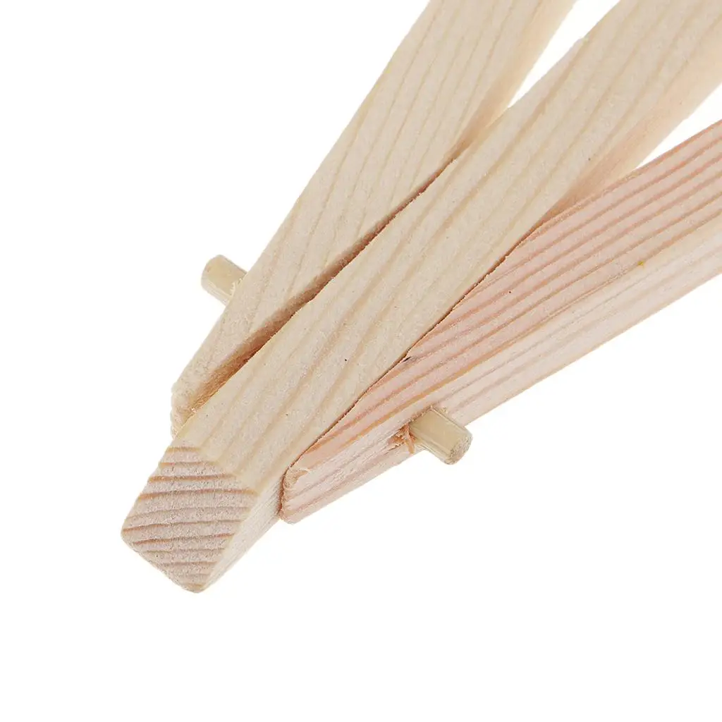 10Pcs Mini Wooden Tabletop Display Easel Desktop Easel Stand for