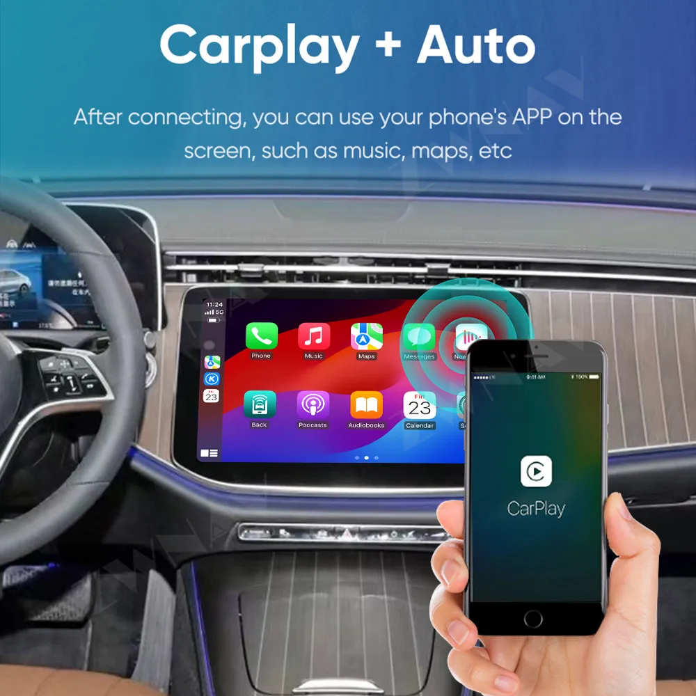 

Автомобильный радиоприемник Carplay, 13,3-дюймовый сенсорный экран для Mercedes-Benz ML 2012-2015, Android 13, автомобильный GPS-навигатор, мультимедийный плеер