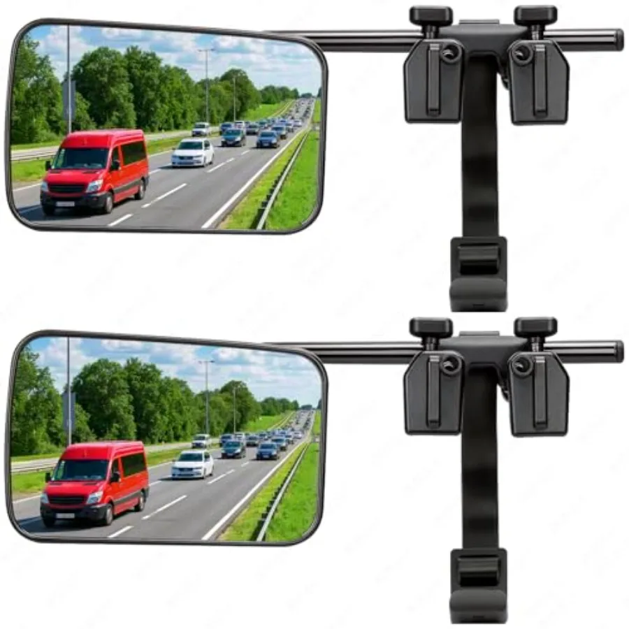

Clamp On Universal Mirror Extenders - Towing Mirror For Truck Vehicle Car Trailer Accessories Type 3