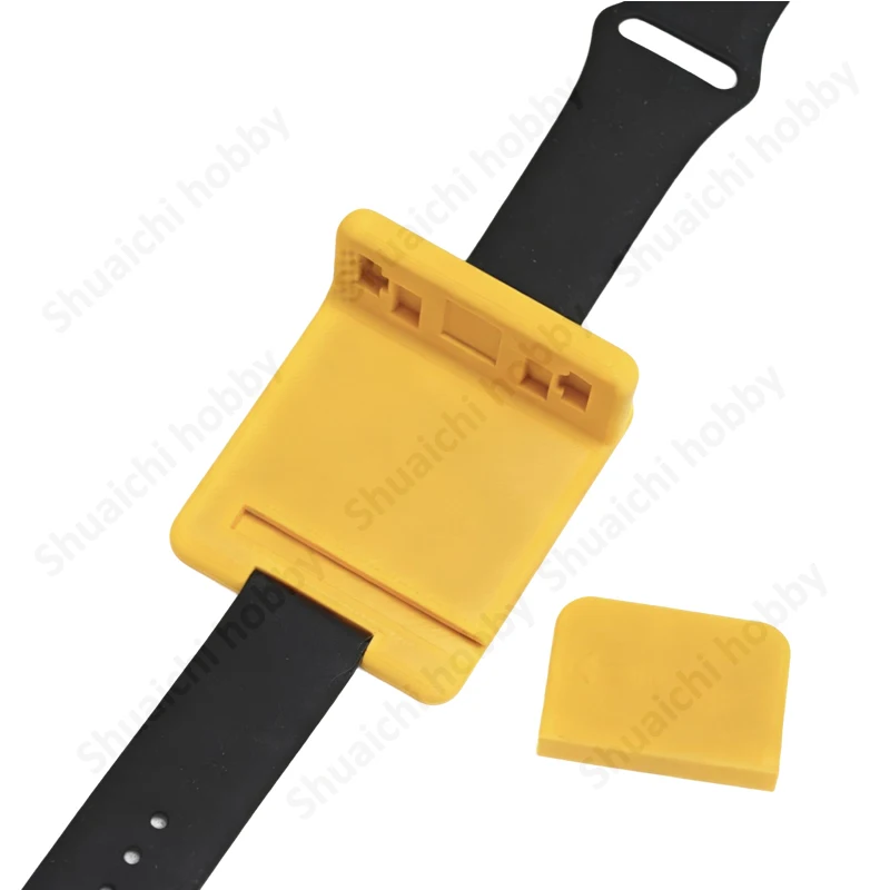 1 peça pulseira de silicone com alça estendida para câmera de ação com base de suporte fixo impressa em 3D acessórios modificados para DJI OSMO NANO