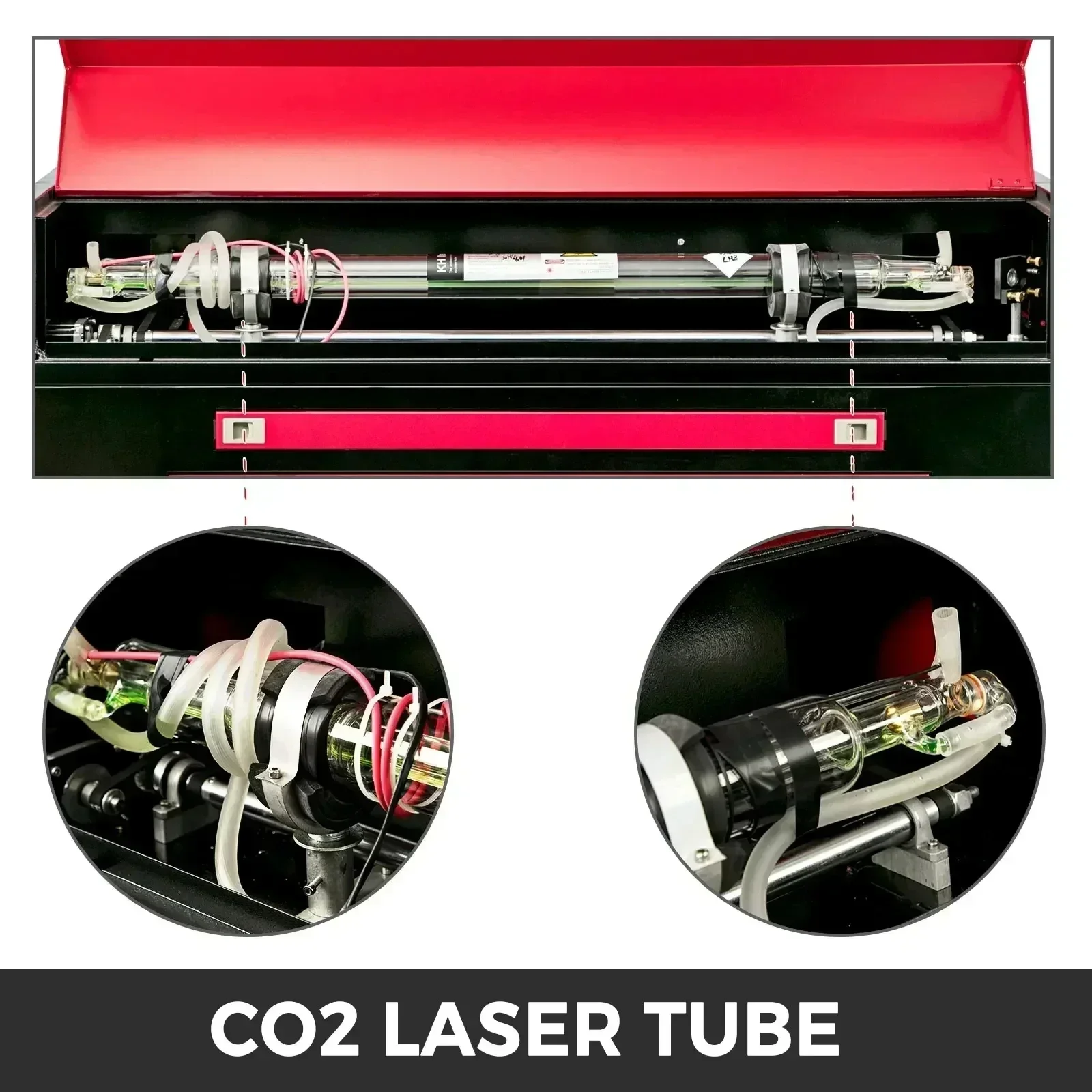 SIHAO 80W CO2 เลเซอร์แกะสลักและตัดเครื่อง 700x500mm Ruida Controller พื้นที่แกะสลักขนาดใหญ่สําหรับไม้อะคริลิคหนังหัตถกรรม