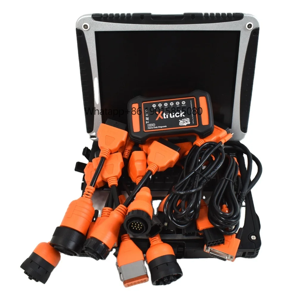 

FZ-G1 TABLET+X Truck Y009 HDD Multi-brands Diagnostic Kit Accessories for Heavy Duty Truck Excavator UD/MACK Vehicles Diagnosis