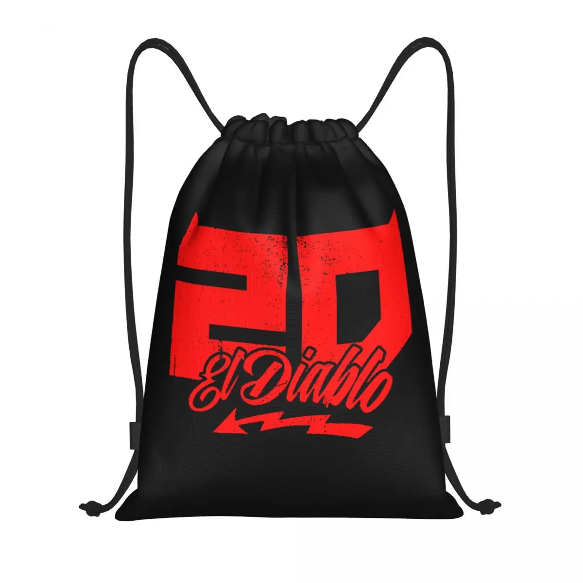 

Fabio Quartararo Drawstring Backpack Women Men Sport Gym Sackpack Portable Shopping Bag Sack